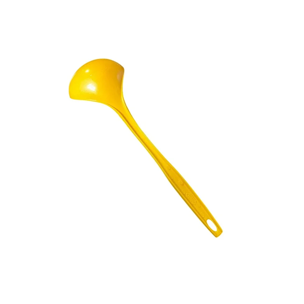 Vintage Foley Yellow Nylon Soup‎ Ladle Retro Kitchen Utensil Serving Spoon MCM